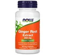 Екстракт кореня імбиру NOW Ginger Root Extract 250 мг вег. капсули №90