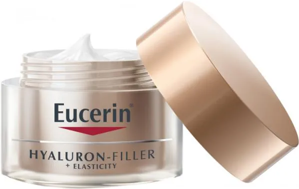 Крем для обличчя Eucerin Hyaluron-Filler + Elasticity нічний для біоревіталізації та підвищення пружності шкіри (69678), 50 мл