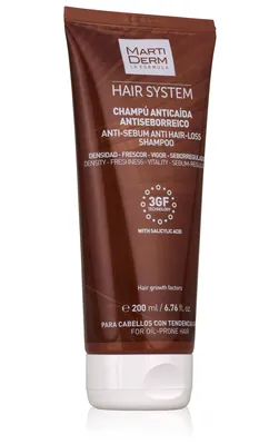 Шампунь MartiDerm Anti-Sebum антисеборейний від випадіння волосся, 200 мл