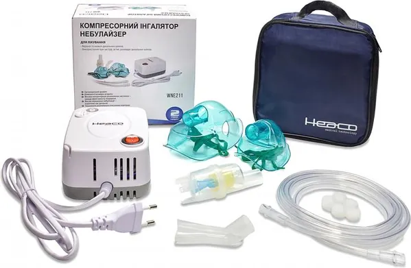 Інгалятор (небулайзер) Heaco WNE211 компресорний