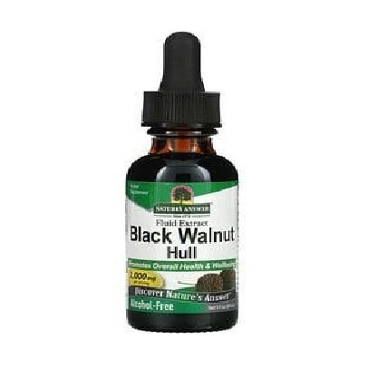 Черный орех Nature's Answer Black Walnut 2000 мг жидкий экстракт без спирта, 30 мл