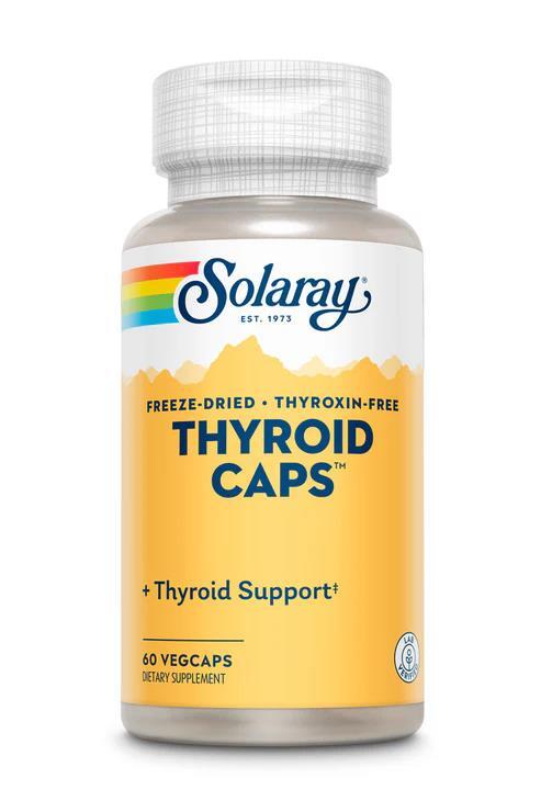 Комплекс для щитовидной железы Solaray Thyroid Caps, 60 капсул