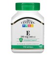 Вітамін Е 21st Century Vitamin E 180 мг (400 МО), 110 м'яких желатинових капсул
