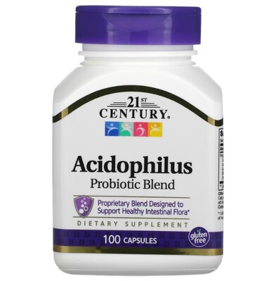 Суміш ацидофільних пробіотиків 21st Century Acidophilus Probiotic Blend, 150 капсул