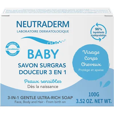 Мило дитяче Neutraderm Baby ніжне 3 в 1, 100 г