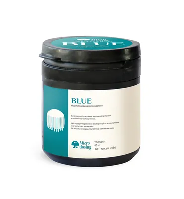 Їжовик гребінчаcтий міцелій Microdosing Blue капсули по 0,5 г №60