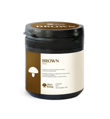 Шиїтаке Microdosing Brown капсули по 0,4 г №60