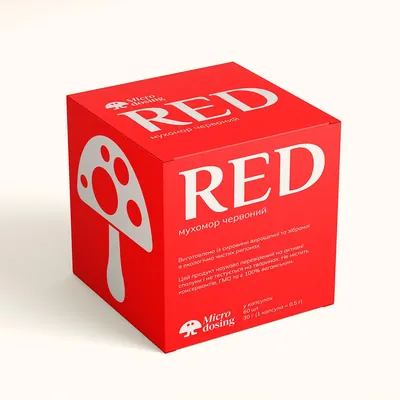 Мухомор червоний Microdosing Red капсули по 0,5 г №60