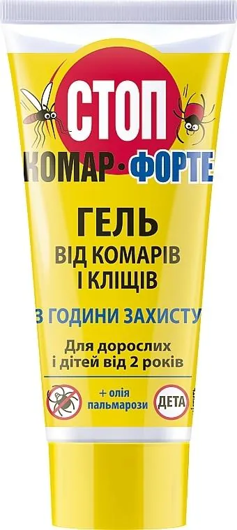 Гель від комарів і кліщів Стоп Комар Форте Біокон, 60 мл