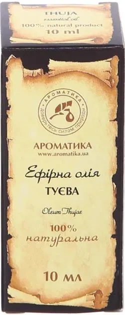 Олія ефірна Ароматика Туєва, 10 мл