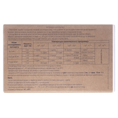 Термобокс Glewdor Termobox ІК-2М аптечный, многоразовый объем 1,7 л