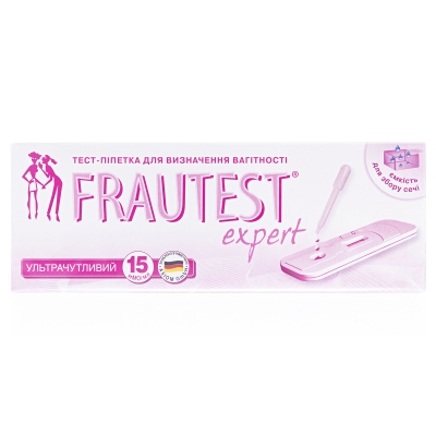 Тест-пипетка Frautest Expert для определения беременности