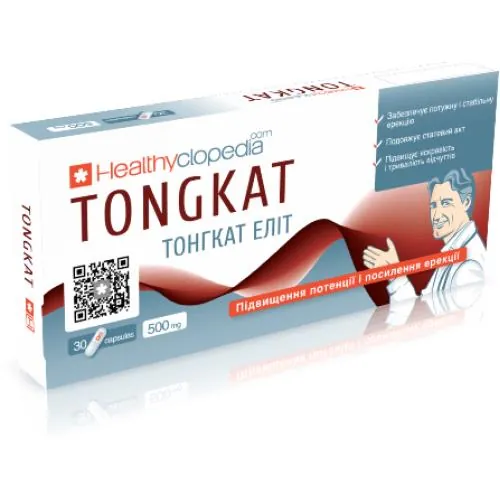 Тонгкат Еліт Healthyclopedia Tongcat капсули №30