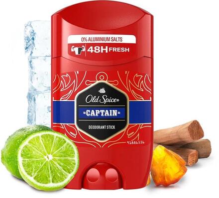 Дезодорант стик Old Spice Captain 48h для мужчин, 50 мл