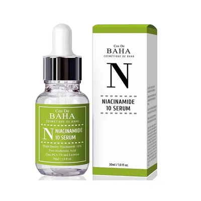 Сироватка для обличчя Cos De BAHA Niacinamide 10 Serum для жирної шкіри, 30 мл