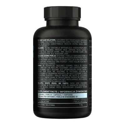 Мелатонін OstroVit Melatonin 1 мг, 60 капсул