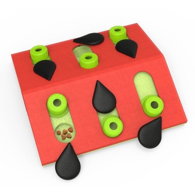 Игрушка интерактивная для котов Nina Ottosson Puzzle & Play Melon Madness no69583 Арбуз