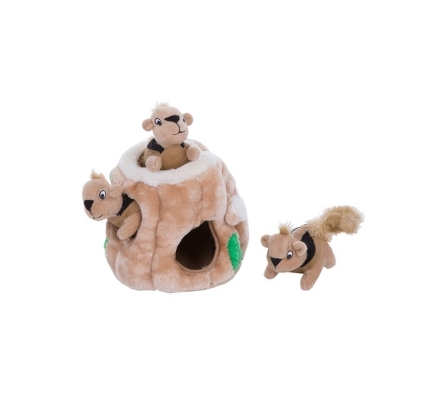 Игрушка интерактивная для собак Outward Hound oh31001 Белка-Тайник, малая, коричневая