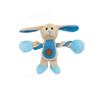Іграшка-перетяжка для собак Petstages Pulleezz Bunny pt69498 Зайчик з пищалками, середня