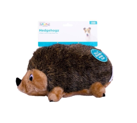 Игрушка-пищалка для собак Outward Hound Hedgehogz oh32024 Ежик малый, коричневая