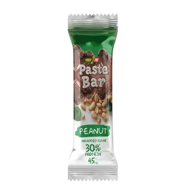 Батончик протеїновий Power Pro Paste Bar Арахіс, 12 штук по 45 г