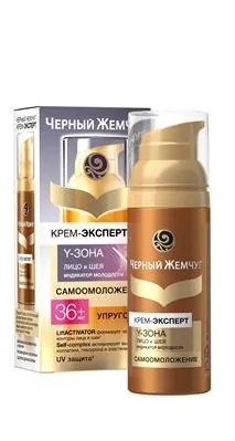 Крем-експерт для обличчя Черный Жемчуг 36+ Самоомолодження, 50 мл