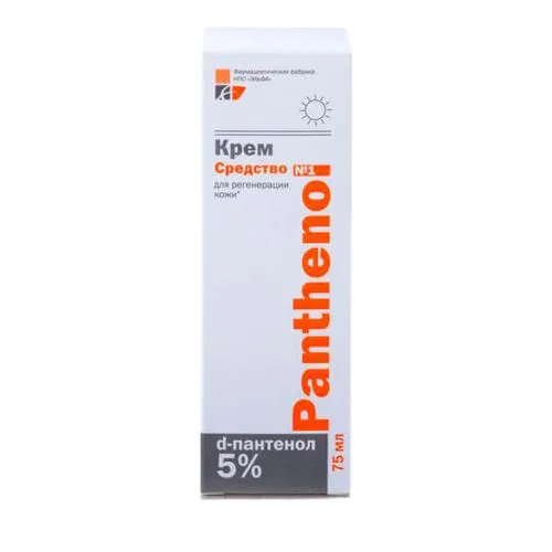 Крем Elfa Pharm Panthenol Пантенол 5%, 75 мл