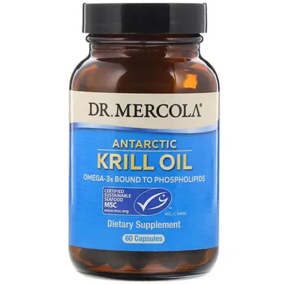 Олія криля Dr. Mercola Antarctic Krill Oil, 60 капсул