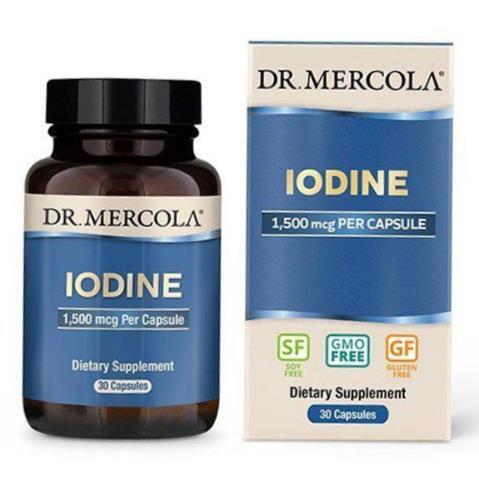Йод Dr. Mercola Iodine, 30 капсул