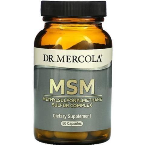 Комплекс метилсульфонілметану та сірки Dr. Mercola MSM Sulfur Complex, 60 капсул