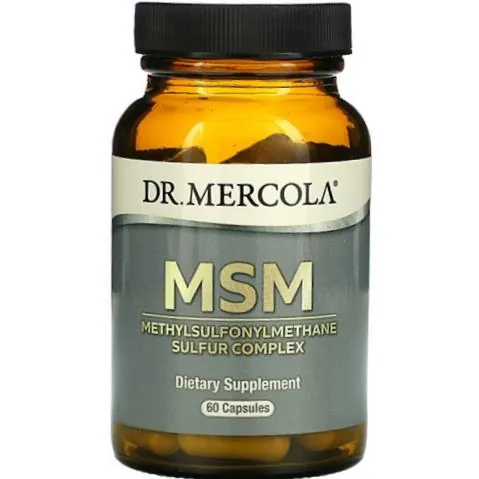 Комплекс метилсульфонілметану та сірки Dr. Mercola MSM Sulfur Complex, 60 капсул