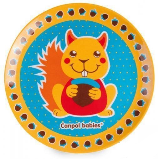 Тарелка Canpol Babies 4/802 Забавные зверюшки