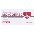 Моксопрес таблетки, п/плен. обол. по 0.4 мг №30 (10х3)