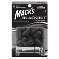 Беруші вкладки вушні MACK`S Blackout 987 із поліуретану захист від шуму до 32 дБ з контейнером, чорні, 7 пар