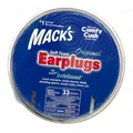 Беруші вкладки вушні MACK`S Safe Sound Original 109 захист від шуму, зелені, 100 пар