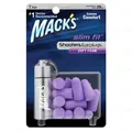 Беруші вкладки вушні MACK`S Slim Fit Shooters Earplugs 4791 із пінопропілену з контейнером, фіолетові, 7 пар