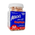Беруши вкладки ушные MACK`S Safe Sound Ultra мягкие защита от шума до 33 дБ, бежевые, 50 пар