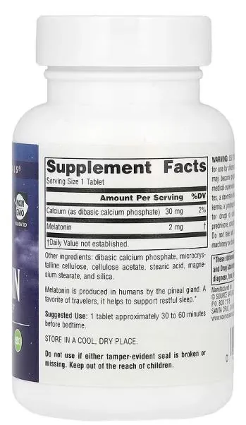 Мелатонін Source Naturals Melatonin Timed Release 2 мг повільного вивільнення, 240 таблеток