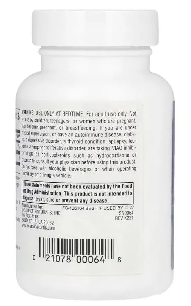 Мелатонін Source Naturals Melatonin Timed Release 2 мг повільного вивільнення, 240 таблеток