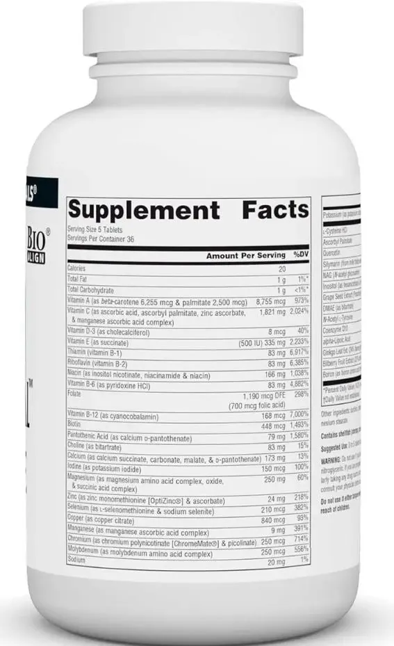 Мультивітаміни Source Naturals Elan Vital Multiple, 180 таблеток