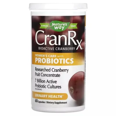 Журавлина біоактивна з пробіотиком Nature's Way Women's Care with Probiotics, 60 вегетаріанських капсул