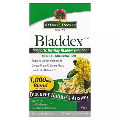 Здоров'я сечового міхура Nature's Answer Bladdex 1000 мг, 90 вегетаріанських капсул