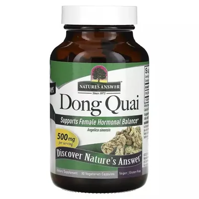 Дудник (Дягіль) Nature's Answer Dong Quai 500 мг, 90 вегетаріанських капсул