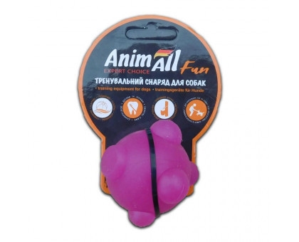 Игрушка для собак AnimAll Fun Expert Choice шар молекула, фиолетовый, 5 см