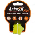 Іграшка для собак AnimAll Fun Куля молекула жовта, 5 см