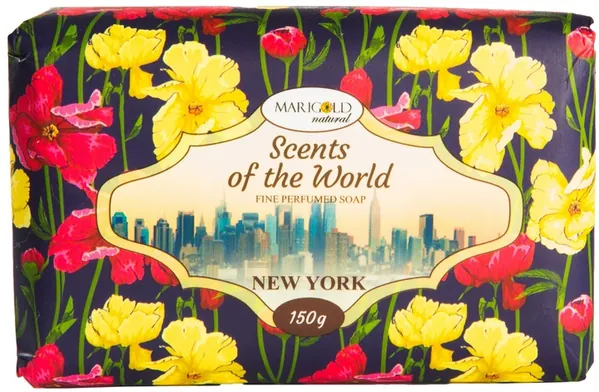 Мило тверде Marigold Natural Нью-Йорк натуральне парфумоване, 150 г