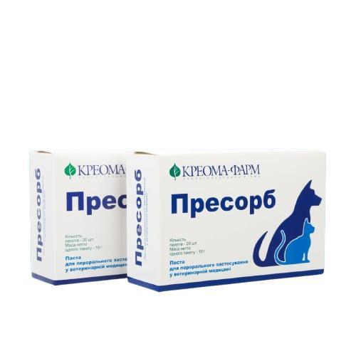 Пресорб адсорбент для собак и кошек, 10 г, 20 пакетов