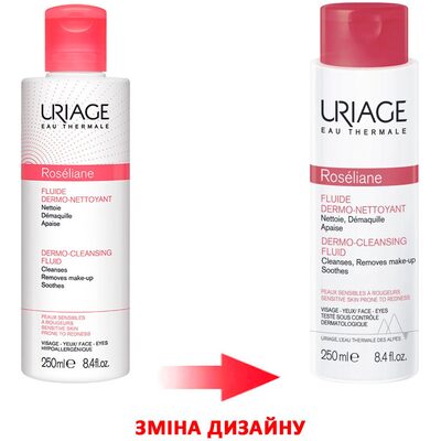 Эмульсия Uriage Roseliane дермоочищающая, для лица и контура глаз, 250 мл