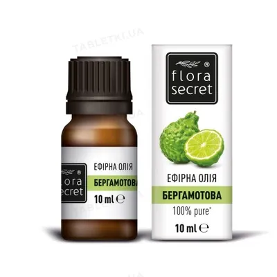 Олія ефірна Flora Secret бергамотова, 10 мл