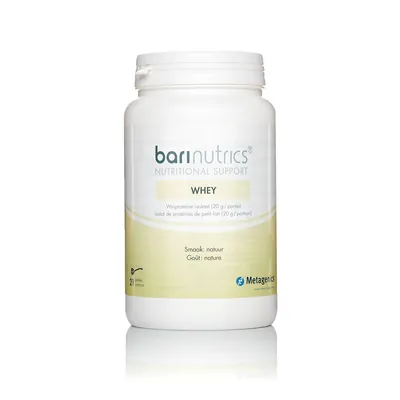 Протеїн сироватковий ізолят Metagenics BariNutrics Whey, без смаку, порошок по 477 г у пач.